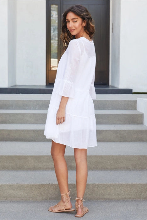 Beachy Button-Up Dress