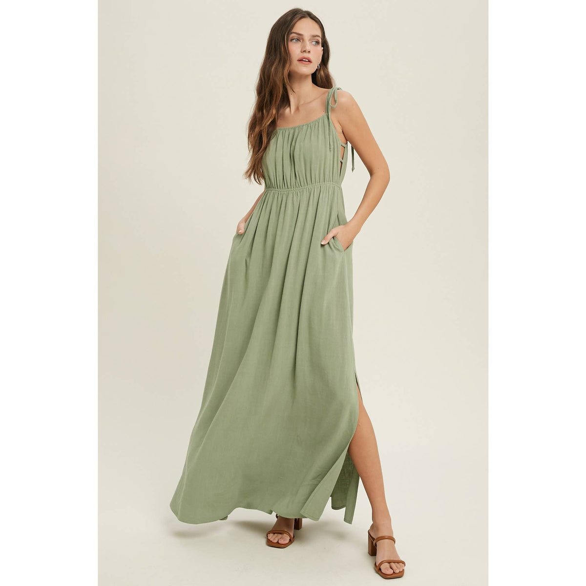 Sunset Dress in Sage